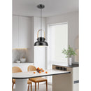 Lampara Colgante Norse Acero Blanco