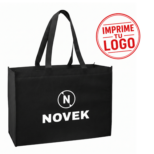Bolsa Reutilizable Monster ( Negro, Impresion Un Color)