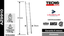 Escalera Recta Simple Aluminio 10 Peldaños Louisville