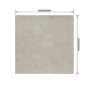 Porcelanato 60X60 Cm Cement Grey Gris 1.44 M2