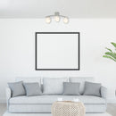 Lampara Techo Cristal Blanco