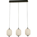 Lampara Colgante Led Tyr 3L Ng/B