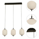 Lampara Colgante Led Tyr 3L Ng/B