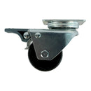 Rueda Giraoria Doble Con Freno 80Kg