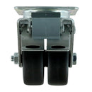 Rueda Giraoria Doble Con Freno 80Kg