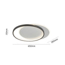 Lampara Led Techo Metal Negro 45 Cm