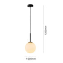 Lampara Colgante Bellev E27 Dr/N