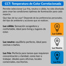 Plafon Led Rings Luz Calida Negra