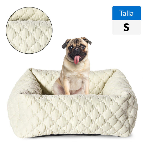 Cama Rectangular Para Perro 19X60X40 Cm Beige