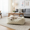 Cama Rectangular Para Perro 21X80X55 Cm Beige
