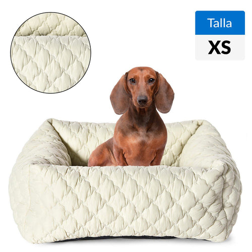 Cama Rectangular Para Perro 17X47X37 Cm Beige