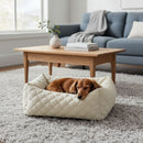 Cama Rectangular Para Perro 17X47X37 Cm Beige