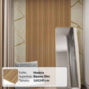 Wall Panel Wpc Slim 16X240 Cm Cafe Claro 0.39 M2