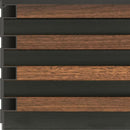 Wall Panel Wpc 16X240 Cm Duo Cafe Oscuro Y Negro 0.39 M2
