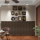 Wall Panel Wpc 16X240 Cm Duo Cafe Oscuro Y Negro 0.39 M2