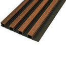 Wall Panel Wpc 16X240 Cm Duo Cafe Oscuro Y Negro 0.39 M2