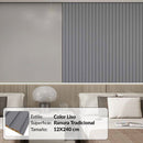 Wall Panel Wpc 12X240 Cm Gris 0.28 M2