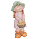 Figura De Niña Moderna Multicolor 41.5X16.5 Cm
