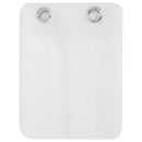 Cortina Velo 135X220 Cm Bordado Lineas Blanco Argolla