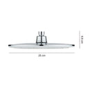 Plato Ducha Abs 25Cm 1F
