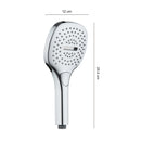 Mango Ducha Boton Abs 3 Funciones 12 Cm