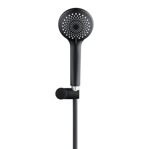 Set Ducha Abs 3 Funciones 10 Cm Flexible Negro