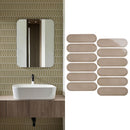 Mosaico Malla Oval Xl Taupe 29X27,6 0,08M2