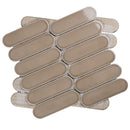 Mosaico Malla Oval Xl Taupe 29X27,6 0,08M2