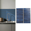 Mosaico Malla Lines Azul 29,8X31,4 0,09M2