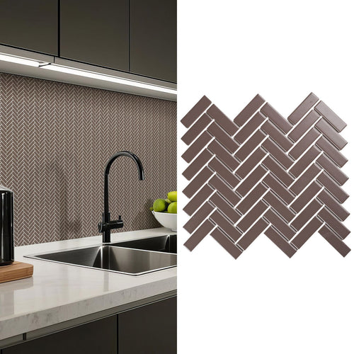 Mosaico Malla Herring Taupe 31X27,5 0,08M2