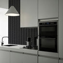 Mosaico Malla Ov Xl Negro Mt 29X27,6 0,08M2