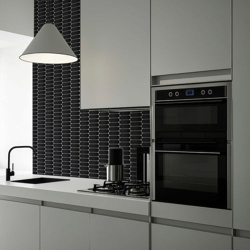 Mosaico Malla Ov Xl Negro Mt 29X27,6 0,08M2