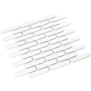 Mosaico Malla Oval Blanco 30X30 0,09M2
