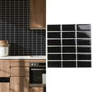 Mosaico Malla Brick Bis Negro 29,5X29 0,08M2
