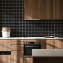 Mosaico Malla Brick Bis Negro 29,5X29 0,08M2