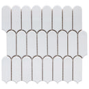 Mosaico Malla Pluma Blanco 28X29,6 Cm 0,08 M2