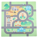 Alfombra Puzzle 60X60 Cm Polietileno Multicolor