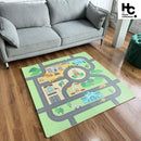 Alfombra Puzzle 60X60 Cm Polietileno Multicolor