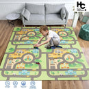 Alfombra Puzzle 60X60 Cm Polietileno Multicolor