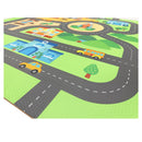 Alfombra Puzzle 60X60 Cm Polietileno Multicolor