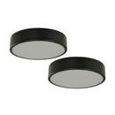Pack2 Plafon Led Kelly Negro