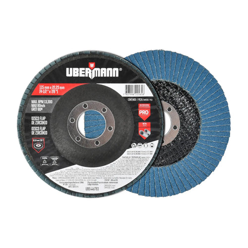 Disco Flap Metal 4 1/2" Grano 80 Zirconio