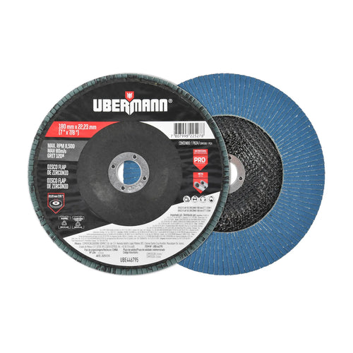Disco Flap Metal 7" Grano 120 Zirconio