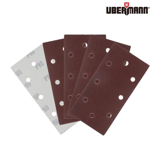 Lijas De Velcro 1/3 Grano 80 5 Unidades