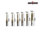 Set Broca Terraja Macho Para Metal 6 Piezas