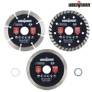 Set 3 Discos Diamantados 4 3/8" Para Sierra De Marmol