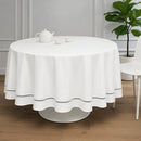 Mantel Redonda 180X180 Cm Blanco