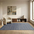 Alfombra 60X115 Cm Azul