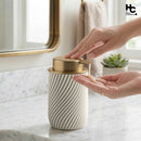 Dispensador De Jabon Matte Beige