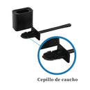 Escobilla Baño Rectangular Negro